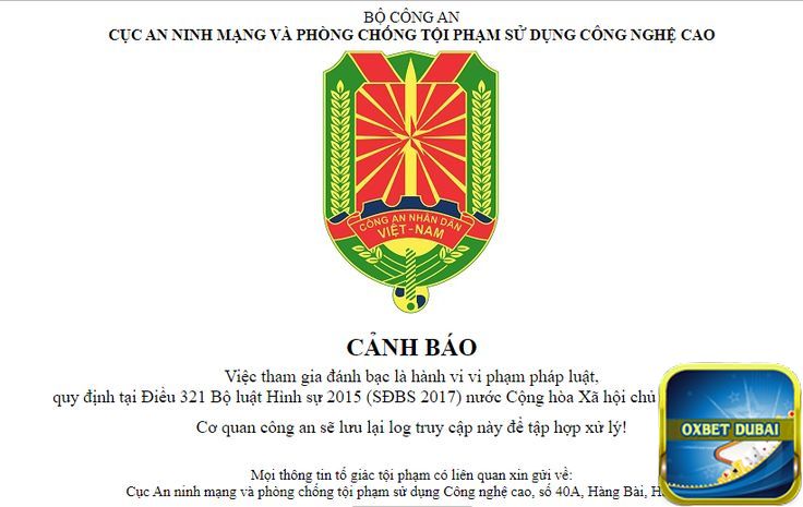 Các nhà mạng tại Việt Nam chặn đường link của Oxbet