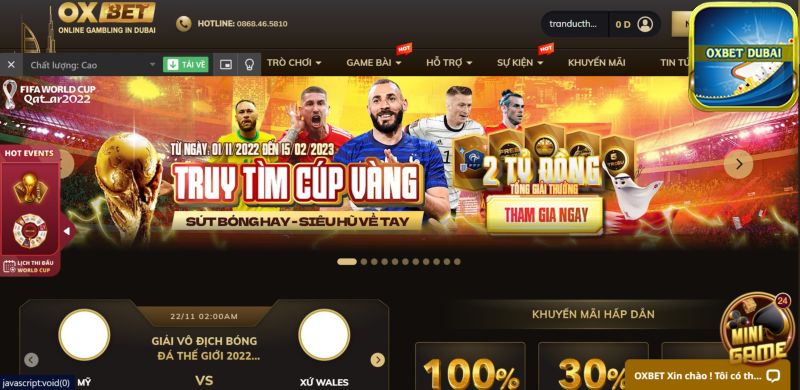 Điều kiện nạp tiền Oxbet gồm những gì?