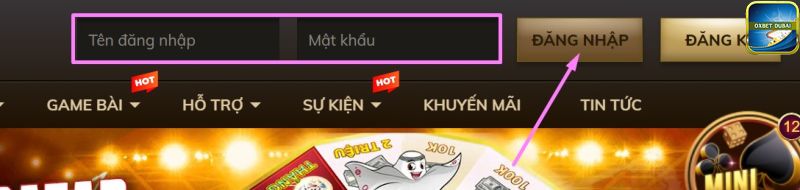 Đăng nhập Oxbet để rút tiền