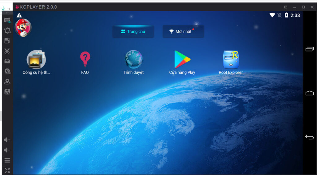 Chọn trình duyệt