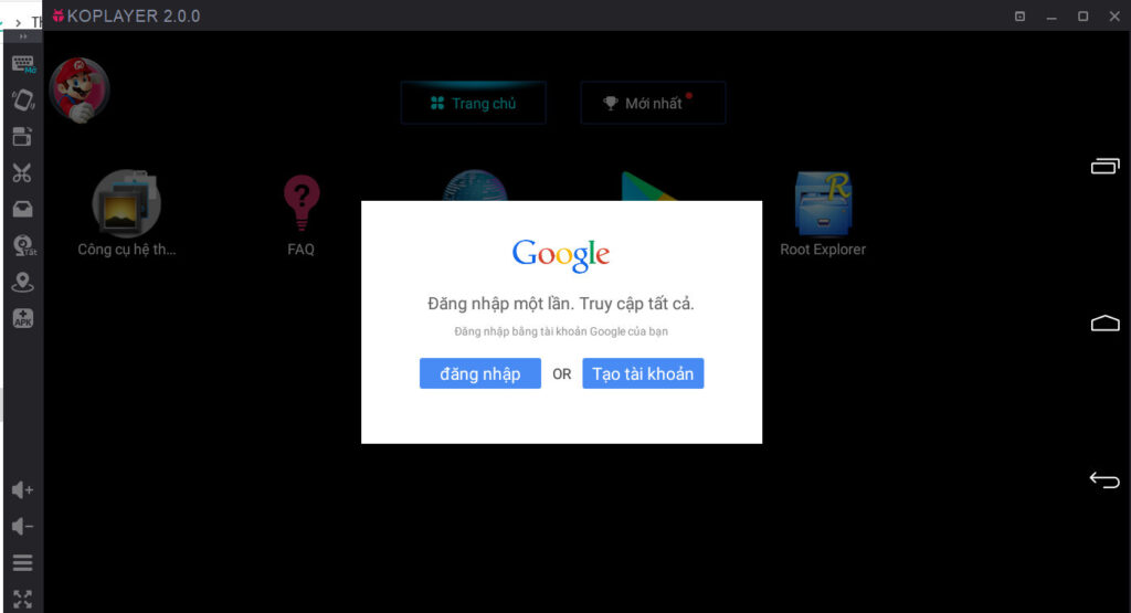 Đăng nhập Google 