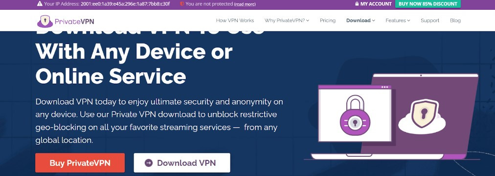 Anh em hãy chọn phiên bản tương ứng để tải PrivateVPN về thiết bị